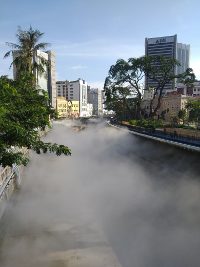 Fluß durch KL, voller Dampf