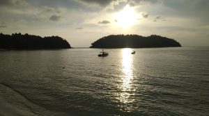 Sonnenuntergang am Strand