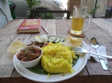 Ein Welktklasse Nasi Goreng Lamb Chop